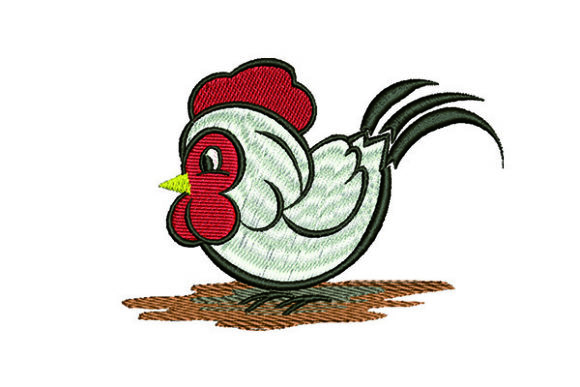 Cute Chicken Embroidery Review