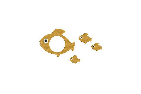 Fish Digital Machine Embroidery Design