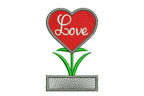 Heart with Love: A Tender Embroidery Design for Meaningful Gifts