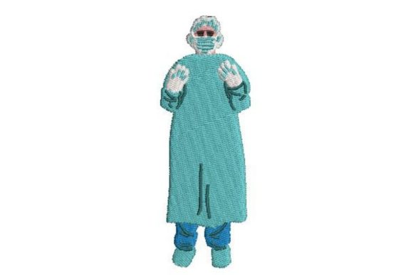 Operating Room Nurse Embroidery Design
