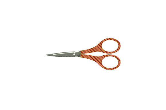 Scissor Digital Embroidery Design