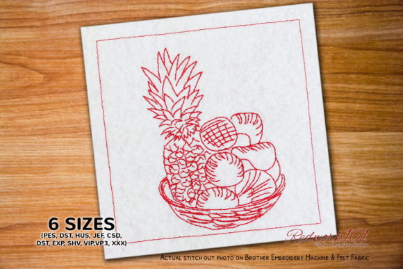Seasonal Fruit Basket Embroidery Design Review
