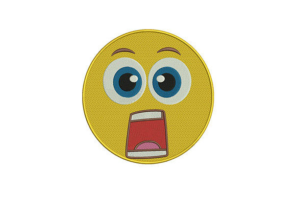 Shocking Emoji: A Bold Embroidery Asset for Small Business Brands