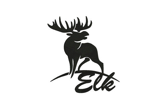 Silhouette Elk: A Wildly Refined Embroidery Design for Meaningful Gifts