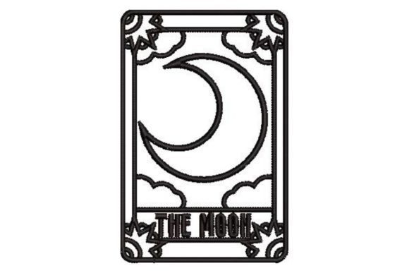 Tattoo Style the Moon Tarot Embroidery Review